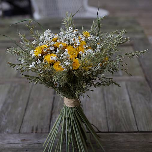 Dekorácie - Kytica Neskoré leto - 17732754_