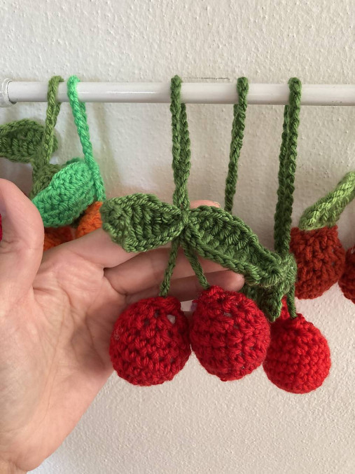 Dekorácie - čerešničky, čerešničky, čerešne..... - 17733983_