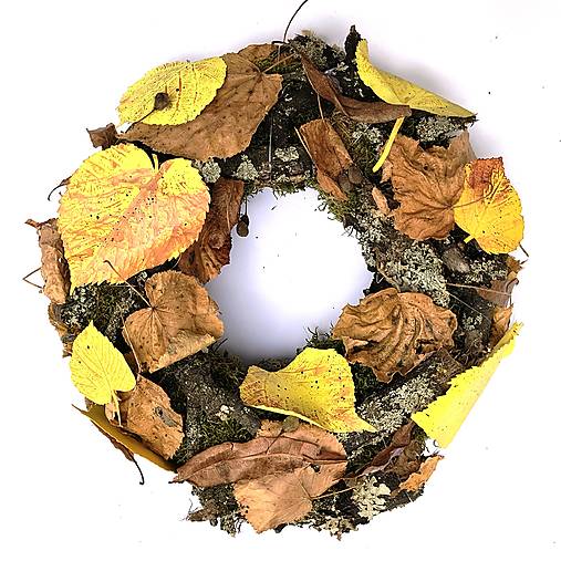 Dekorácie - Venček "jesenné lipy" - 17736013_