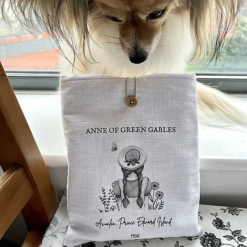 Obaly na tablet - Puzdro na knihu/tablet Anna Zo Zeleneho Domu - 17736887_