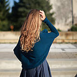 Svetre a kardigány - Svetr FLIA petrol - 17735519_