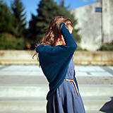 Svetre a kardigány - Svetr FLIA petrol - 17735528_