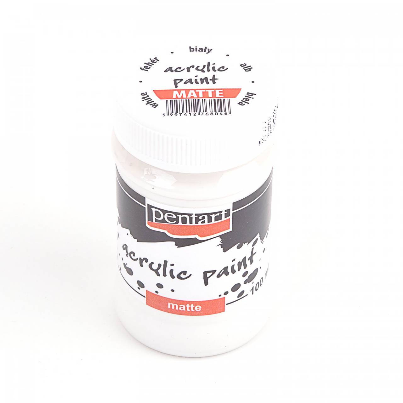 -50% akrylová farba 100 ml, matná, pôvod. cena 5€ (biela)