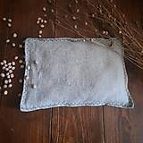Úžitkový textil - Nahrievací vankúšik - čerešňová kôstka - 17737269_
