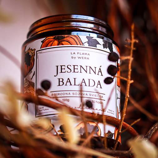 Sviečky - Sójová sviečka JESENNÁ BALADA - 17737821_