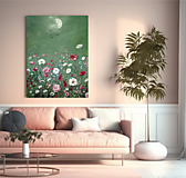 Obrazy - Midnight flowers 3 - 17739703_