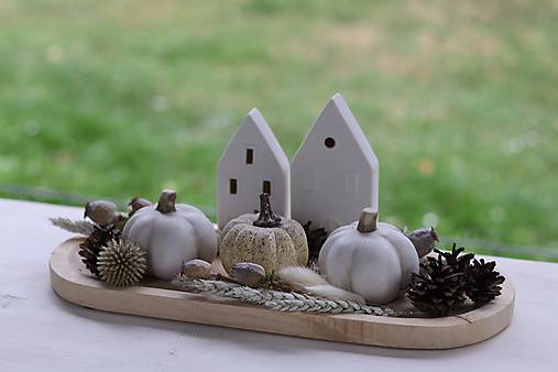 Dekorácie - Jesenný aranžmán - 17740153_