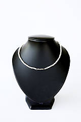Náhrdelníky - minimalistický shell perlový náhrdelník - mama - 17739470_