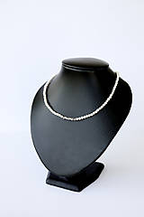 Náhrdelníky - minimalistický shell perlový náhrdelník - mama - 17739471_