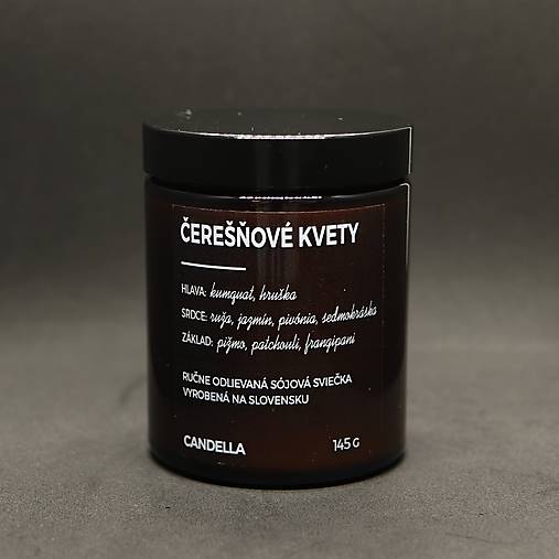 ČEREŠŇOVÉ KVETY sójová sviečka