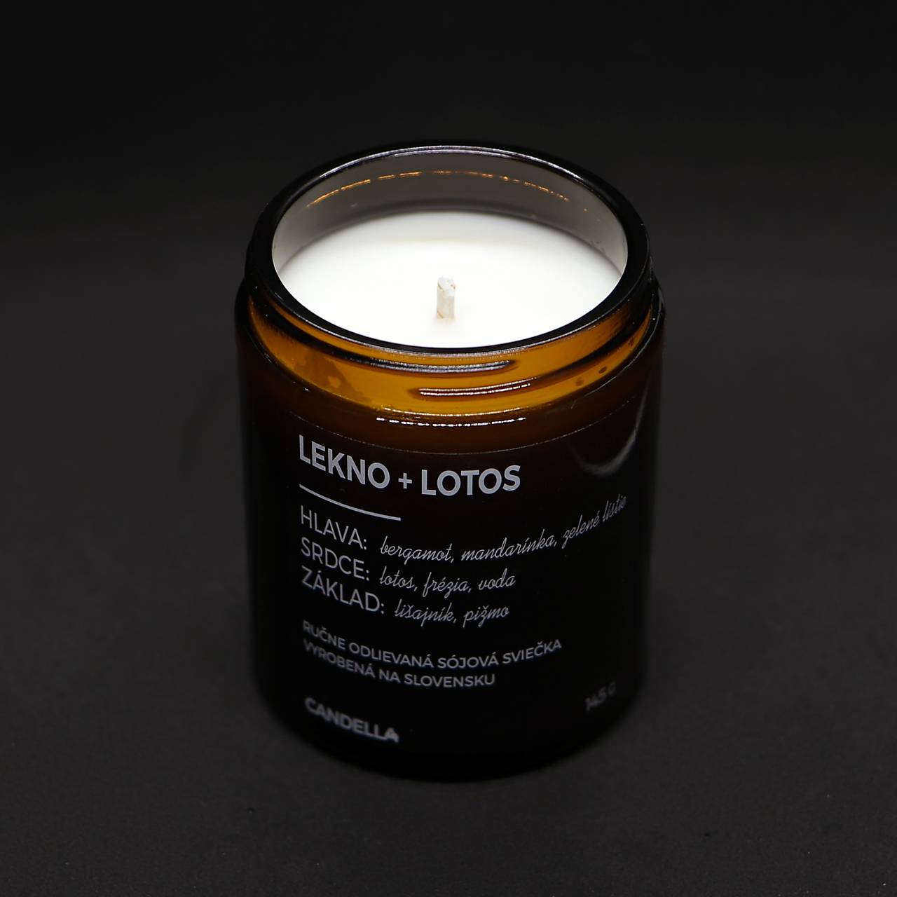 LEKNO + LOTOS sójová sviečka