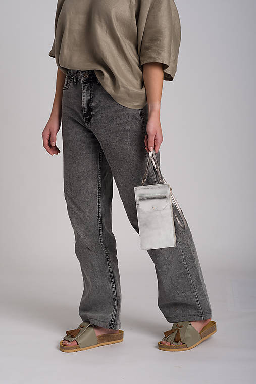 Na mobil - Phone purse Silver - 17740984_