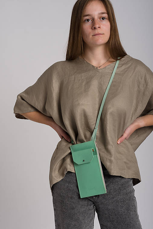 Na mobil - Phone purse Minty - 17741447_