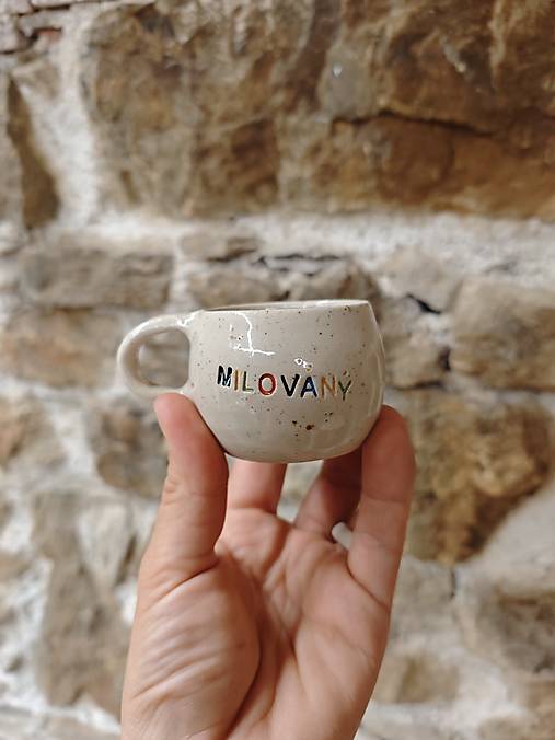 Nádoby - šálka Milovaný  - 17740465_