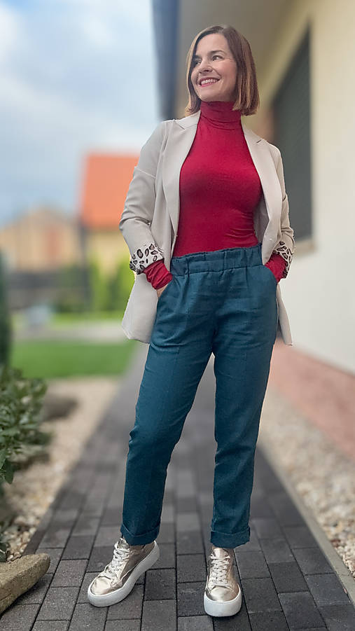 Ľanové nohavice Day by Day