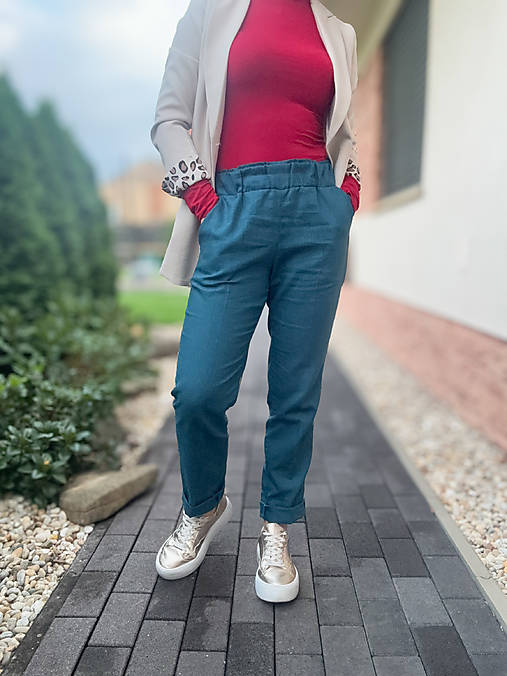 Ľanové nohavice Day by Day