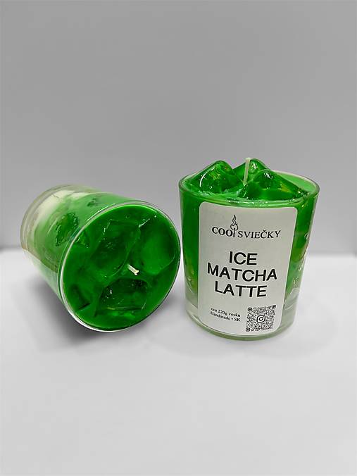 Ice Matcha Latte – ručne odlievaná sviečka