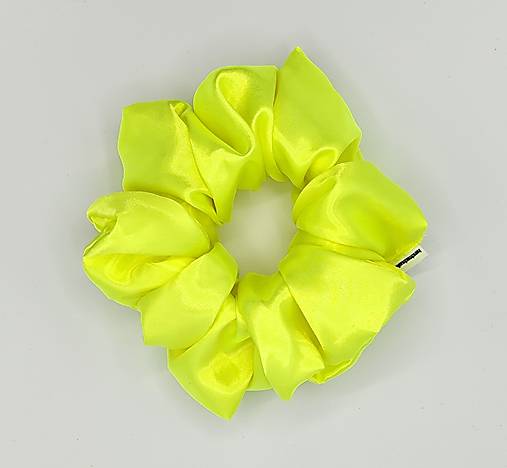 Ozdoby do vlasov - Saténová gumička reflexná XXL - 17742185_