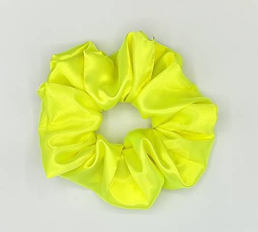 Ozdoby do vlasov - Saténová gumička reflexná XL - 17743730_