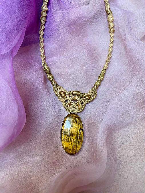 Náhrdelníky - Náhrdelník s Nelitom v striebre 925 - 17745531_