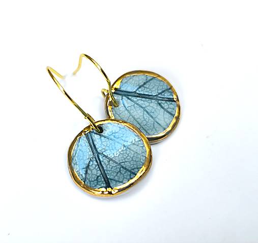 Náušnice - Porcelánové náušnice - Botanické - 17744391_