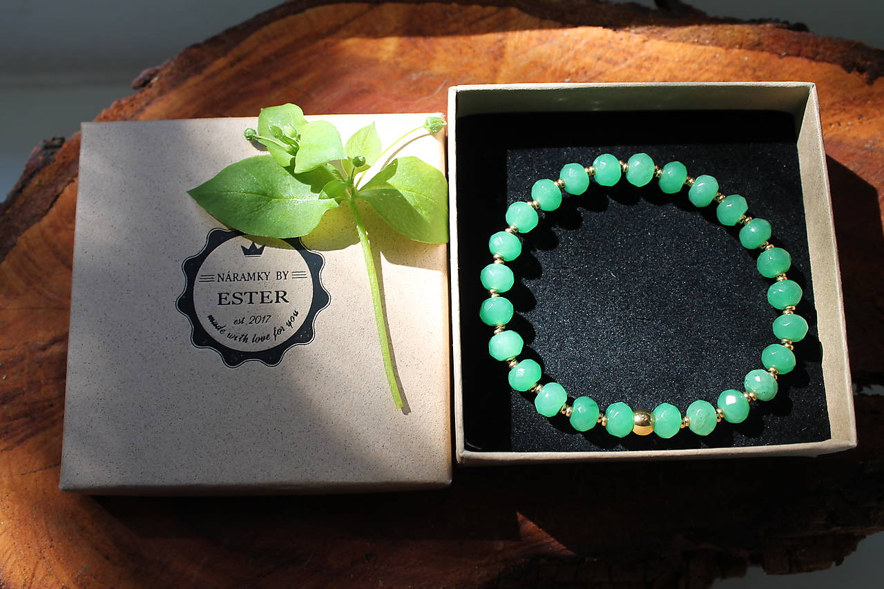 Avanturín Lux rondelle výbrus