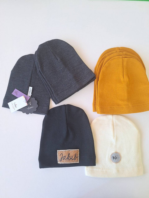 Detské čiapky - Merino čiapka jar jeseň -50% - 17745677_