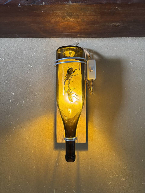 Svietidlá - Lampa - Správa vo fľaši - 17745563_