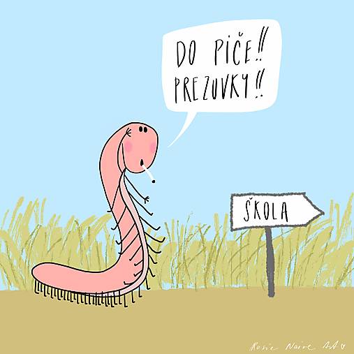 Prezuvky, Giclée art print 30x36cm