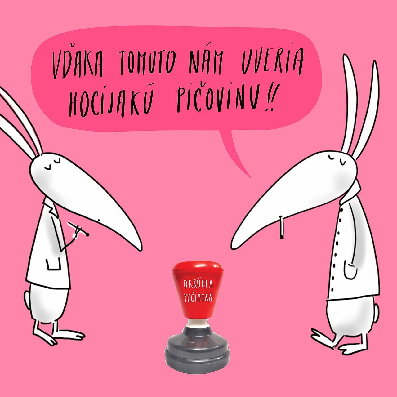Okrúhla pečiatka, Giclée art print 30x36cm