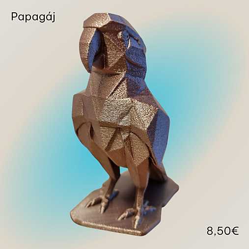 Dekorácie - Papagáj - 17744979_