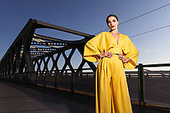 Nohavice - Ľanový komplet Rozlúčka s letom - 17747187_