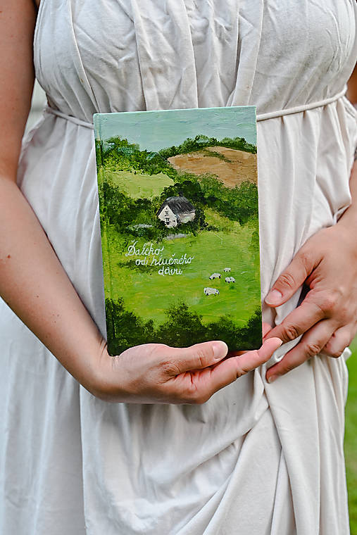 Knihy - Kniha s maľovanou väzbou (Ďaleko od hlučného davu) - 17746899_