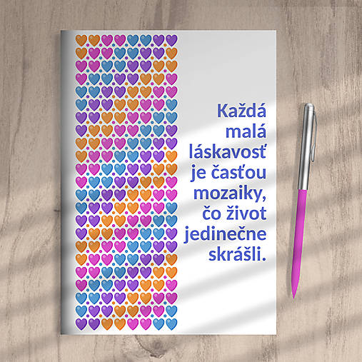 Papiernictvo - Malé láskavosti zápisník - 17748037_