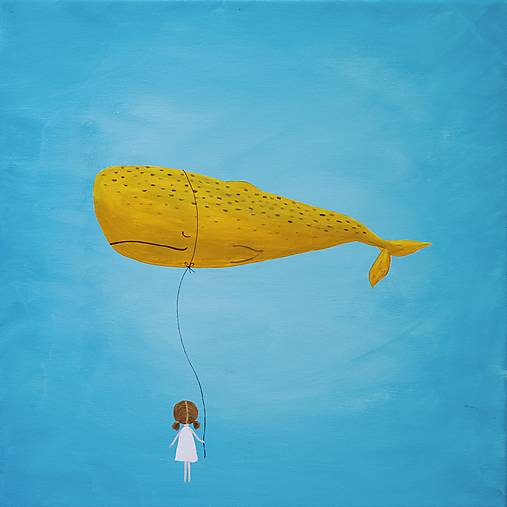 Sen o veľrybe, Giclée art print 30x36
