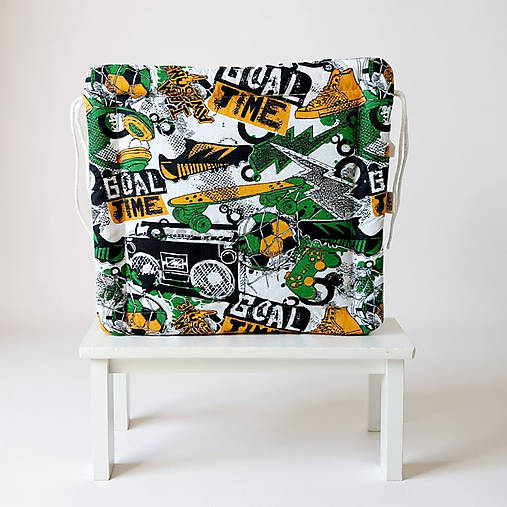 Úžitkový textil - Podsedák na školskú stoličku (Rebel) - 17754093_