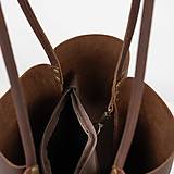 Kabelky - Kožená kabelka Roxane (crazy hnedá) - 17752666_