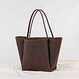 Kabelky - Kožená kabelka Roxane (crazy hnedá) - 17752669_