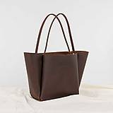 Kabelky - Kožená kabelka Roxane (crazy hnedá) - 17752671_