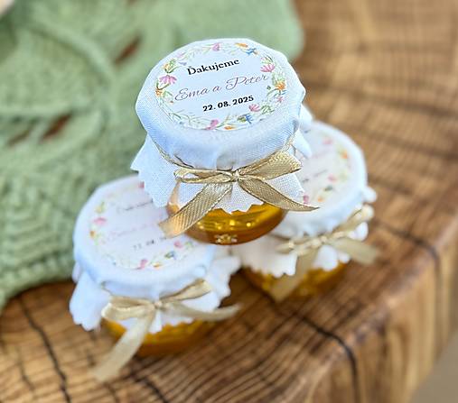 Darčeky pre svadobčanov - Svadobné darčeky Poľné kvety (Medík) - 17754144_