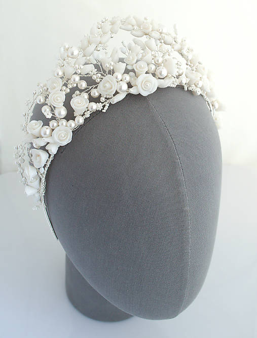 Luxusná kvietkovaná tiara