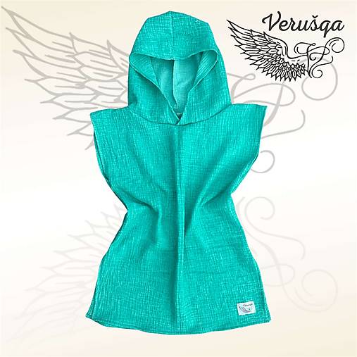 Iné oblečenie - Pončo detské mušelín - 17752629_