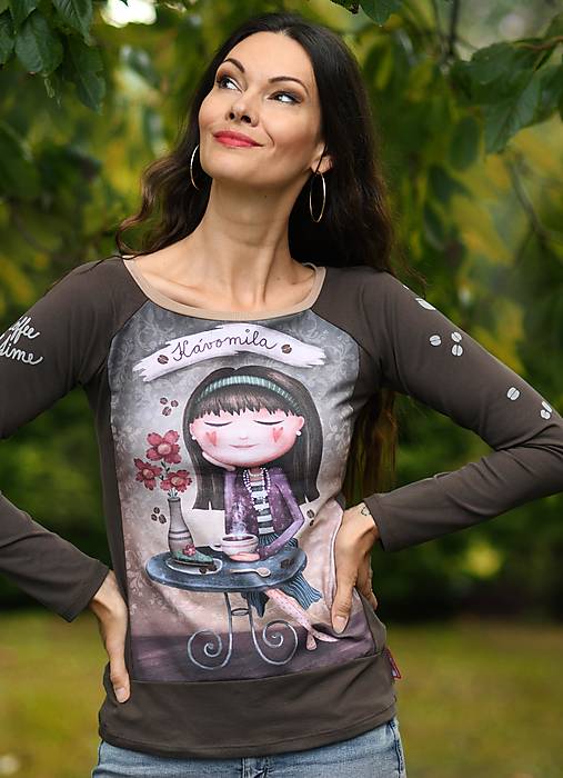 Topy, tričká, tielka - Tričko Kávomila Original - 17753209_