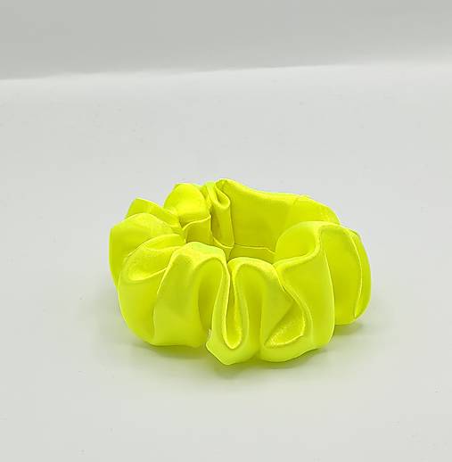 Ozdoby do vlasov - Saténová gumička reflexná L - 17754550_