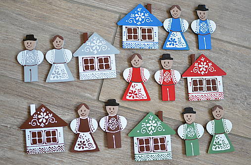 Magnetky - Ľudové magnetky - 17754755_