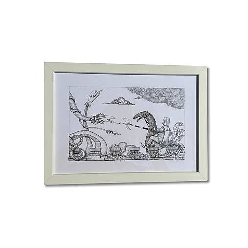 Dekorácie - Kresba tuší - 17755917_