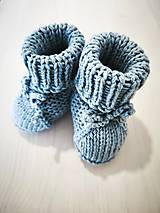 Detské topánky - Topánočky - 100% Baby merino (6-12 mesiacov  (váš výber)) - 17755786_