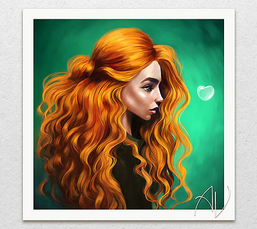 Obrazy - Heart // art print - 17756828_