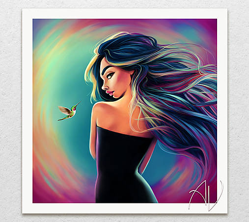 Obrazy - Frozen Second // art print - 17756832_