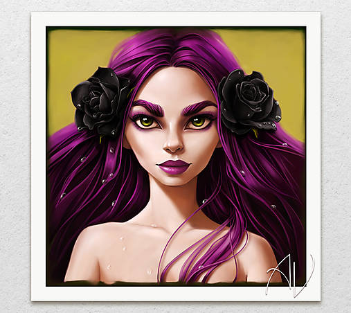 Obrazy - Rose // art print - 17756843_